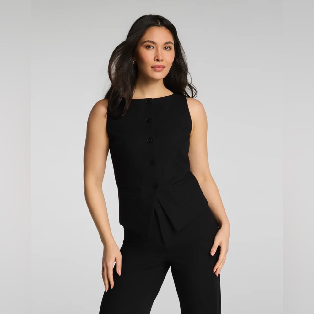 SPANX Women's WellSuited Tailored Button-Down Vest XS